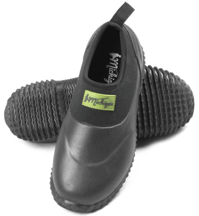 Michigan Black Neoprene Garden Boots Slip On Waterproof Outdoor Shoe