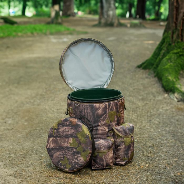 Nitehawk Camo Swivel Hunting Bucket Seat Backpack Nitehawk Products